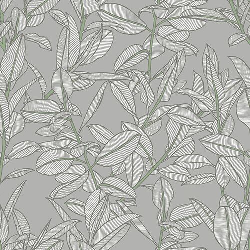 Rubbery Leaf Misty PBR 21525 Available Sizes: 47" x 47"
