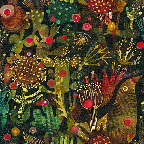 Bird and Fish EML305026 Available Sizes: 47" W x 23.5" H