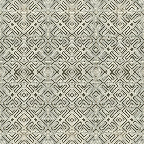 Kuba Cloth Cream on Chocolate LHU12839 Available Sizes: 47" x 47"