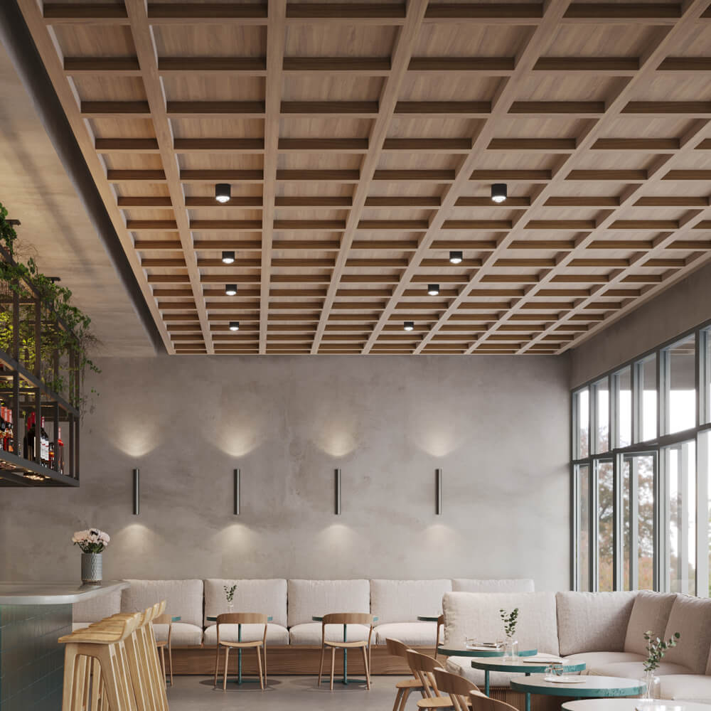 Zen Grid | Modular Ceiling System | EzoBord, image size:1000x1000
