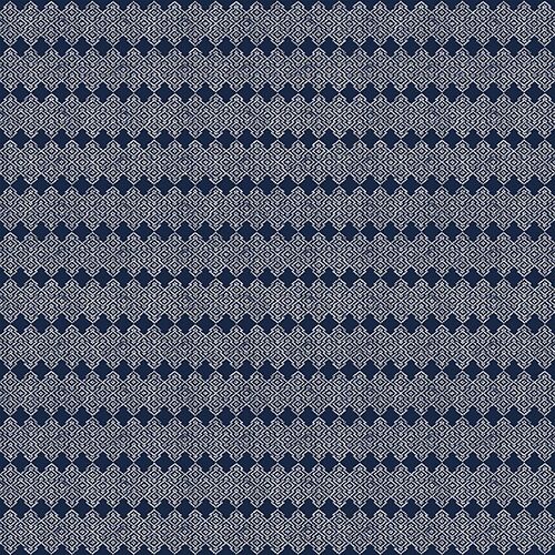 Maya Stripe Navy MAD10930 Available Sizes: 47" x 47"