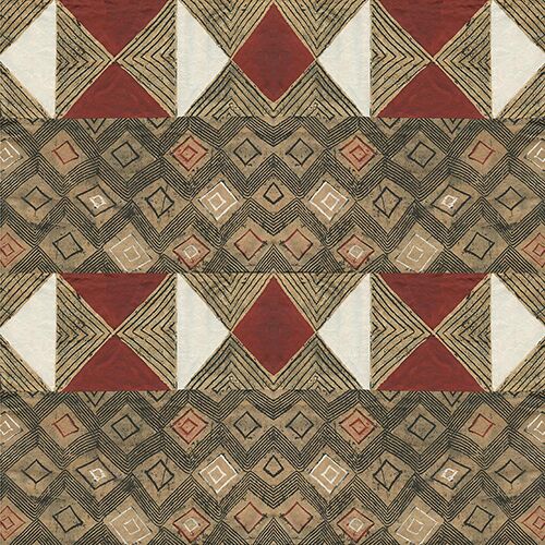 Mud Cloth Triangle LHU12805 Available Sizes: 47" x 47"