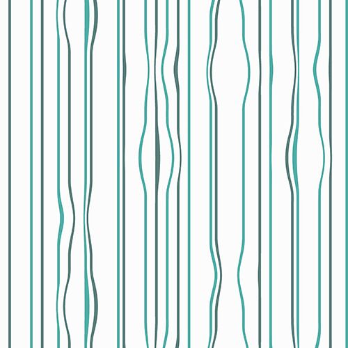 Modernist Collection - 3D Stripe Teal FMZ502050 Available Sizes: 47" W x 94" H